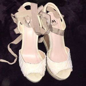 Darling lace up wedges